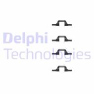 LX0260 DEL - Zestaw instalacyjny klocków hamulcowych DELPHI