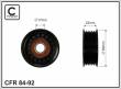 84-92 CAF - Rolka napinacza CAFFARO FORD GALAXY 06-/MONDEO III/IV 00-/S-MAX