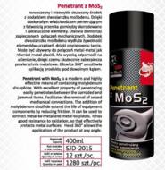 SJD-2015 - Środek penetrujący z MoS2 SJD /spray 400ml/ z dwusiarczkiem molibdenu