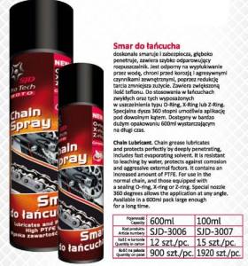 SJD-3006 - Smar do łańcucha o-ring SJD 600ml /CHAIN SPRAY/