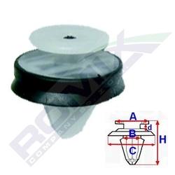 C40790 ROM - Spinka tapicerki Peugeot 407/408 