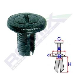 C40976 ROM - Kołek rozporowy fi 8mm RENAULT