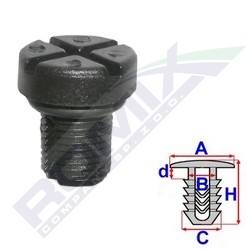 C60388 ROM - Plastikowa śruba z uszczelką odpowietrznika BMW M10x1