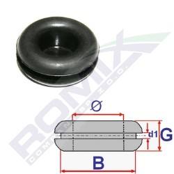 C60497 ROM - Przelotka gumowa zamknięta 
