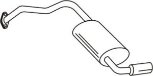 14.070 - Tłumik końcowy FERROZ MAZDA 323/323F/323P 6/94-