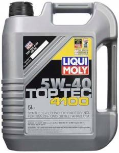 LM9511 - Olej 5W40 LIQUI MOLY TopTec 4100 5l DB/BMW LL-IV DPF/FAP C3/505.01