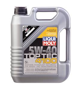 LM3702 - Olej 5W40 LIQUI MOLY TopTec 4100 20l DB/BMW LL-IV DPF/FAP C3/505.01