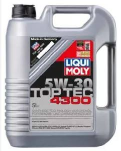 LM2324 - Olej 5W30 LIQUI MOLY TopTec 4300 5l PSA/TOYOTA/HONDA/FIAT DPF/FAP C2/C4