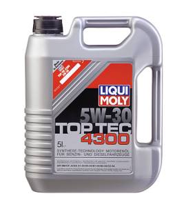 LM3743 - Olej 5W30 LIQUI MOLY TopTec 4300 60l PSA/TOYOTA/HONDA/FIAT DPF/FAP C2/C4