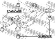 FDAB-CA2R - Tuleja belki FEBEST /tył przednia/ FORD MONDEO/GALAXY/S-MAX 07-/VOLVO S60/S80