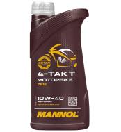 MN7812-1 - Olej 10W40 MANNOL 4T MOTORBIKE 1l API SL JASO MA/MA2 /baza estry/ 4-TAKT 7812