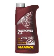 MN8102-1 - Olej przekładniowy 75W140 MANNOL MAX-PO WER LS 1l API GL5 SAE 75W140 MIL-L 2105D 4x4