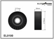 EL0100 - Rolka paska w-klin.ELSTERMANN 70x17x26 /łoż.FAG/
