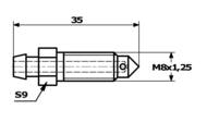 SPY ODP2 - Odpowietrznik hamulca M8x1,25x35 