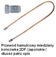 SPY 2DF-2DF-0850 - Przewód hamulcowy miedziany /japońskie/ 2DF--2DF - 0850