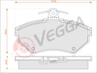 VE33005 - Klocki hamulcowe VEGGA (odp.GDB1437) VAG GOLF III