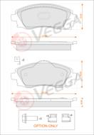 VE33011 - Klocki hamulcowe VEGGA /+ZESTAW MONTAŻOWY/ (odp.GDB1570/1411) GM CORSA C