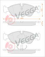 VE33013 - Klocki hamulcowe VEGGA (odp.GDB951) GM ASTRA F/GM VECTRA B/GM VECTRA A