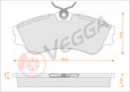 VE33036 - Klocki hamulcowe VEGGA (odp.GDB862) VAG T4