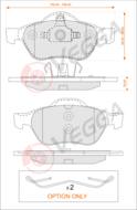 VE33114 - Klocki hamulcowe VEGGA /+ZESTAW MONTAŻOWY/ (odp.GDB1540) RENAULT LAGUNA II