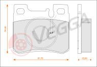 VE33131 - Klocki hamulcowe VEGGA (odp.GDB1130)