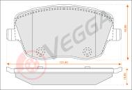 VE33148 - Klocki hamulcowe VEGGA /-CZ/ (odp.GDB1414) FABIA 99-/VAG IBIZA 02-/POLO 01-
