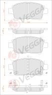 VE33151 - Klocki hamulcowe VEGGA /+CZ/ (odp.GDB3317)