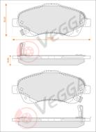 VE33153 - Klocki hamulcowe VEGGA /+CZ/ (odp.GDB3336) TOYOTA AVENSIS 03-