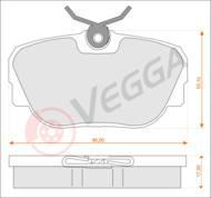 VE33159 - Klocki hamulcowe VEGGA (odp.GDB820)