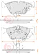 VE33160 - Klocki hamulcowe VEGGA (odp.GDB1404) BMW 3 ( E46 )