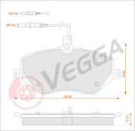 VE33178 - Klocki hamulcowe VEGGA /+CZ/ (odp.GDB1595) PSA 407 04-