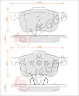 VE33182 - Klocki hamulcowe VEGGA (odp.GDB1388)