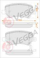 VE33188 - Klocki hamulcowe VEGGA /+CZ/ (odp.GDB3396) AGILA 08-/SWIFT III 05-