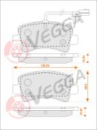 VE33215 - Klocki hamulcowe VEGGA (odp.GDB1903) GM MOVANO 10-/RENAULT MASTER III 10-