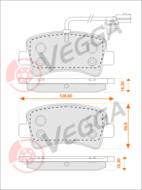 VE33215 - Klocki hamulcowe VEGGA (odp.GDB1903) GM MOVANO 10-/RENAULT MASTER III 10-