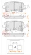 VE33216 - Klocki hamulcowe VEGGA /+ZESTAW MONTAŻOWY/ (odp.GDB1784) GM INSIGNIA 08-/SAAB 9-5 10-