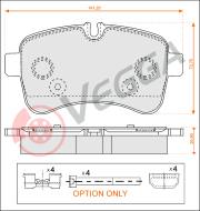 VE33224 - Klocki hamulcowe VEGGA /+ZESTAW MONTAŻOWY/ (odp.GDB1748) IVECO DAILY 99-/06-