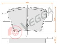 VE33226 - Klocki hamulcowe VEGGA /tył/ (odp.GDB1678) PSA 207 06-