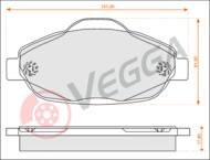 VE33227 - Klocki hamulcowe VEGGA (odp.GDB1761) PSA 308 07-/3008 09-