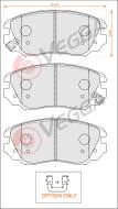 VE33234 - Klocki hamulcowe VEGGA /+CZ/ /+ZESTAW MONTAŻOWY/ (odp.GDB1782) INSIGNIA 08-/9-5 10-