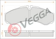 VE33266 - Klocki hamulcowe VEGGA /+ZESTAW MONTAŻOWY/ (odp.GDB1345) IVECO DAILY III 99-/DAILY IV 06-