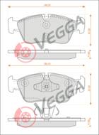 VE33281 - Klocki hamulcowe VEGGA (odp.GDB1625) BMW 3 E90 06-/1 E81 04-