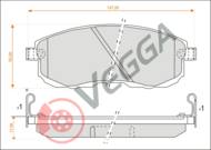 VE33291 - Klocki hamulcowe VEGGA (odp.GDB1003) NISSAN JUKE 10-/SUZUKI SX4 06-