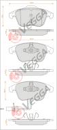 VE33293 - Klocki hamulcowe VEGGA (odp.GDB1814) VAG A4 07-/A4 ALLROAD 09-/A5 07-