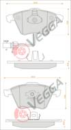 VE33294 - Klocki hamulcowe VEGGA /+CZ/ (odp.GDB1617) VAG A4 04-/EXEO 08-