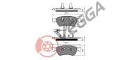VE33329 - Klocki hamulcowe VEGGA (odp.GDB1553) VAG A6 04-/PHAETON 02-