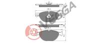 VE33315 - Klocki hamulcowe VEGGA /+CZ/ (odp.GDB1838) BMW 5(F10) 10-/6(F13) 10-
