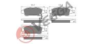 VE33305 - Klocki hamulcowe VEGGA /tył/ (odp.GDB3249) TOYOTA AVENSIS VERSO 01-