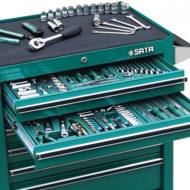SAT95107-2 - Wózek narzędziowy SATA - 7 szuflad z 15 wkładami-299 narzędzi /szafka/skrzynka narzędziowa/