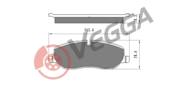 VE33331 - Klocki hamulcowe VEGGA /+ZESTAW MONTAŻOWY/ (odp.GDB1631) LAND ROVER DISCOVERY III 04-/RANGE ROVER